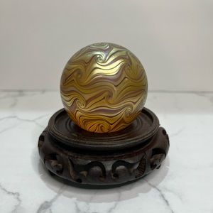 Orient & Flume 1978 Gold Paperweight